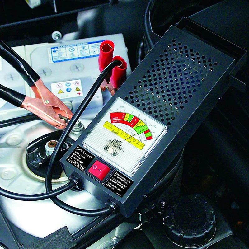 Tester di carico batteria 100A e Tester di tensione, Tester batteria auto facile da usare, funziona su camion, camper, carrelli da Golf