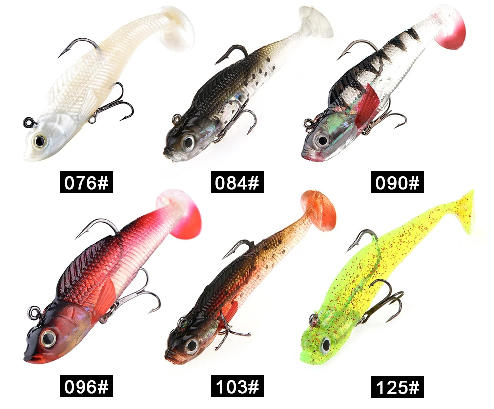 NGB 1 Stück 8/10CM 9g/21,5g Weicher Köder Jig Angelköder Fisch-Swimbait Dreifachhaken Angelhaken Angelzubehör – Detail 10