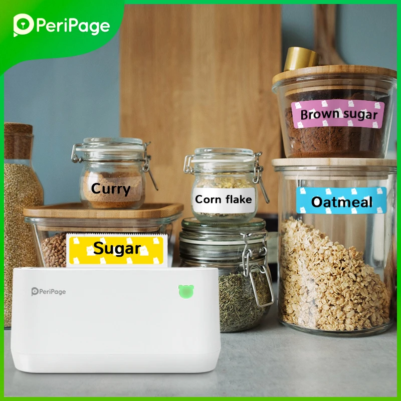 PeriPage Portable Thermal Bluetooth Printer 4"  A9(s) Max  Thermal Photo Label Receipt Sticker Mini Printer