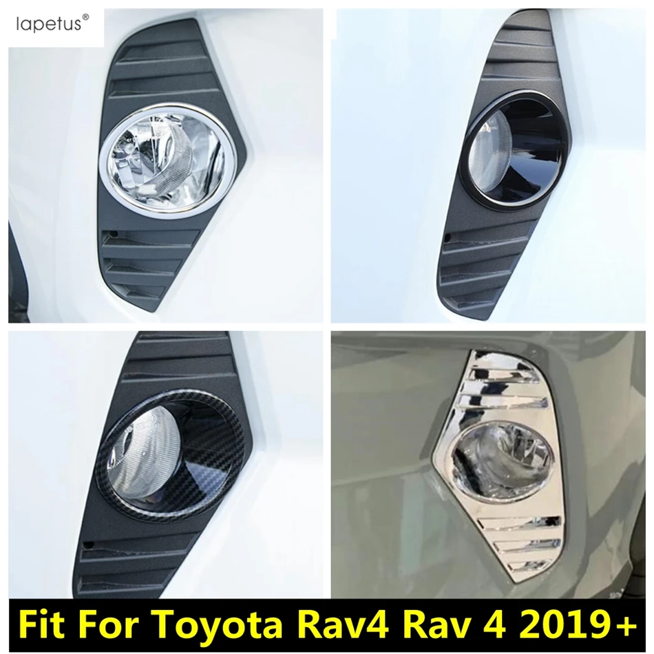 

Accessories For TOYOTA RAV4 RAV 4 XA50 2019 - 2024 Car Front Fog Head Foglight Lights Lamp Decoration Ring Cover Trim Exterior