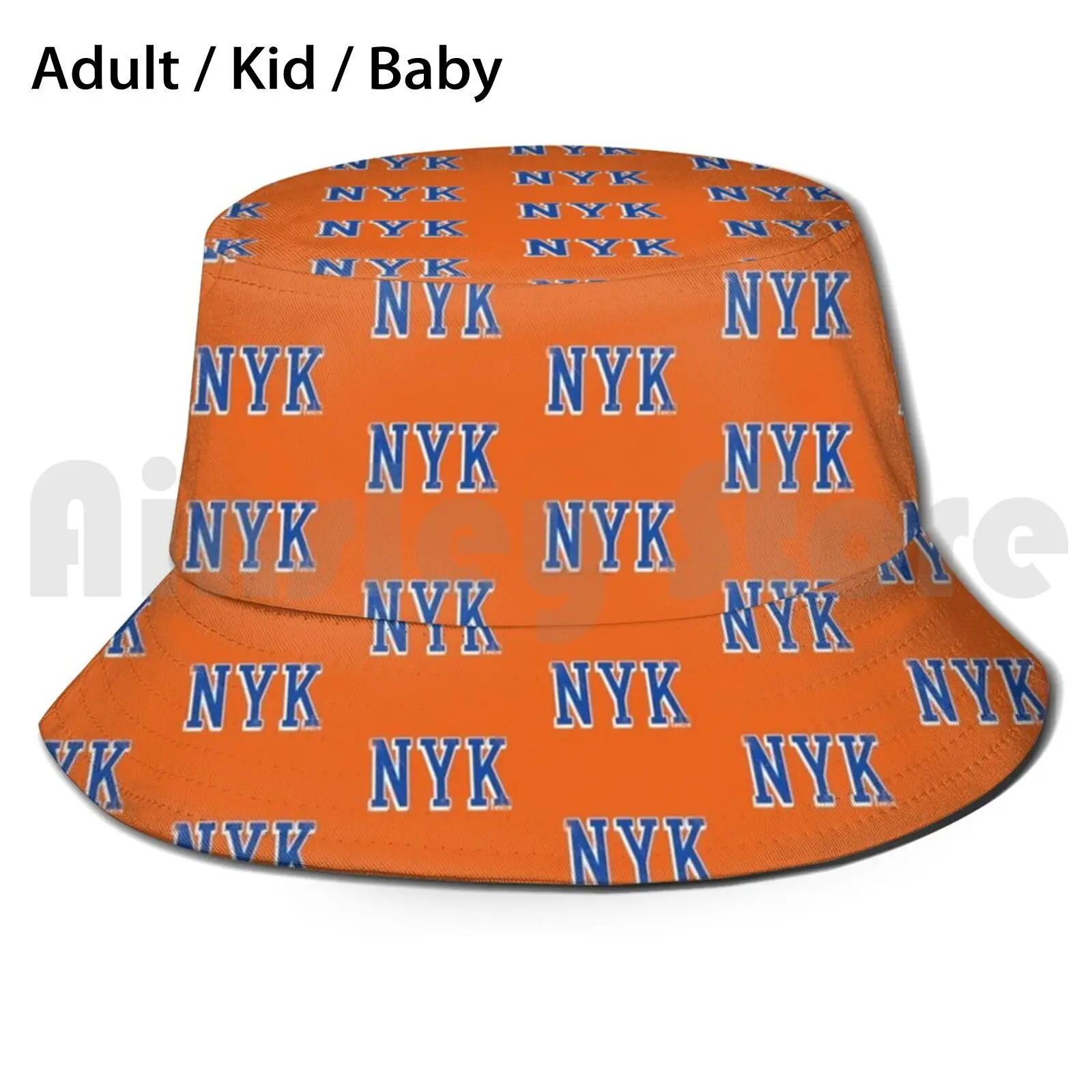 Nyk-Block Abv-2 Sun Hat Foldable UV Protection Nyk Ny Carmelo Melo Ewing Ewing John Starks Zinger Porzingis Kristaps