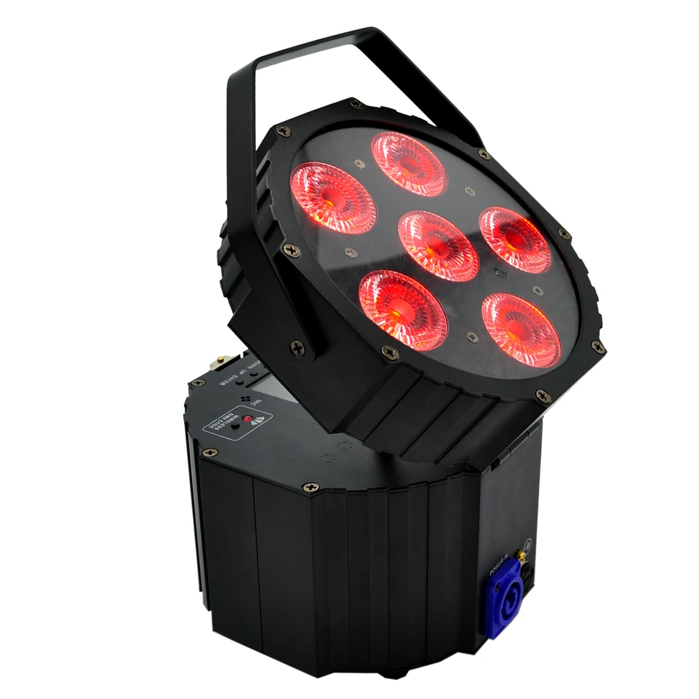 TIPTOP TP-G3036-6IN1 Disco Replaceable battery powered dj light 6x18W DMX Control DMX&wireless control Sound Music Led Display