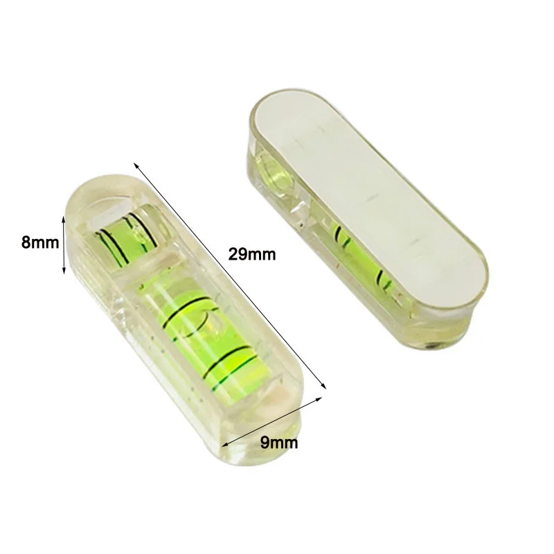 Mini Bubble Spirit Level T-type Spirit Level Round Square DIY for Photos Frame Desk Daily Frame Goods Surface Leveler