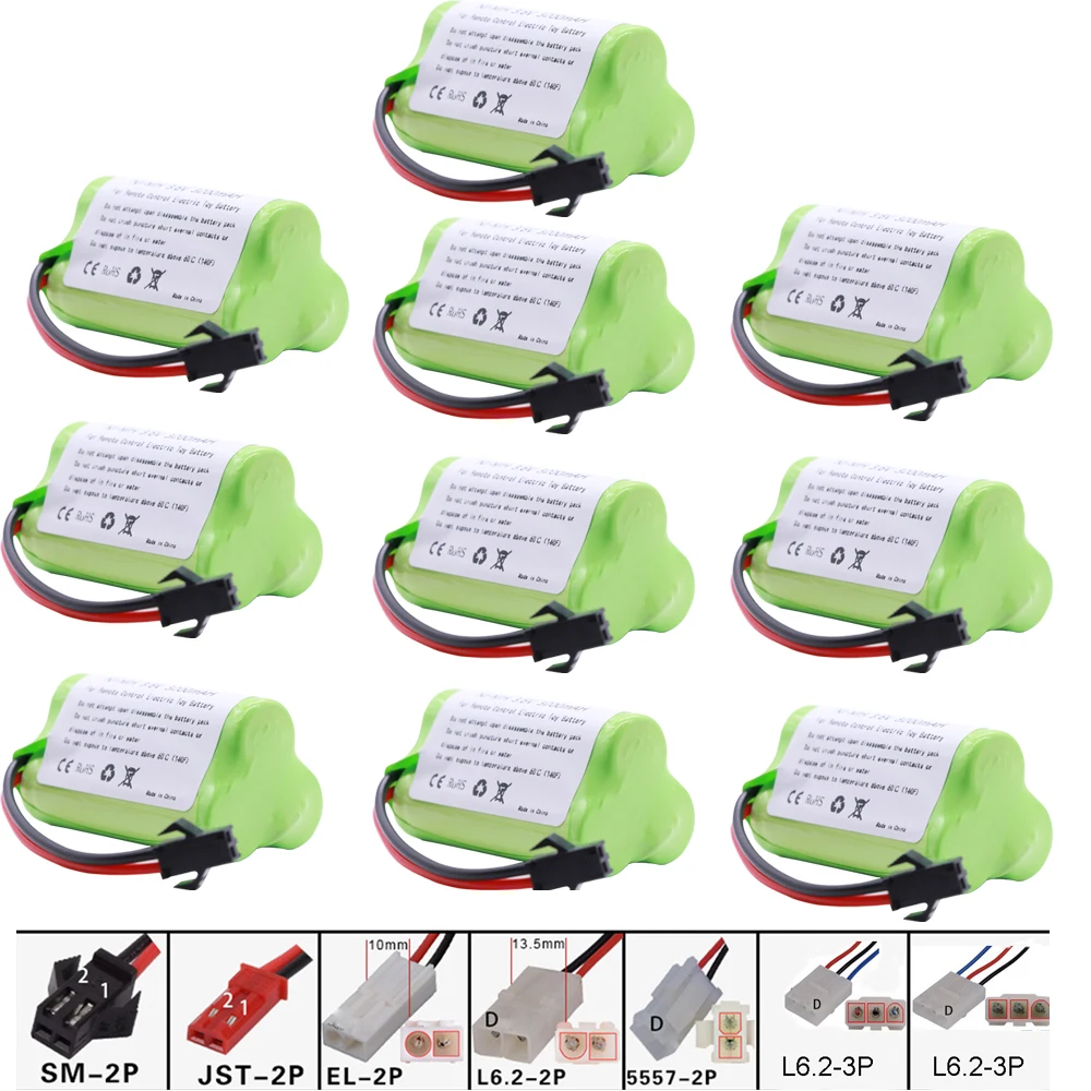 

10PCS/Pack 3.6V 3200mAh NiMH Battery For Rc toys Car Boat Gun Trains Robot Ni-MH AA 2400mah 3.6v Battery For RC Boats