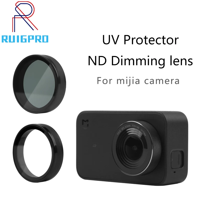 

UV ND Filter Neutral Density Filtors Cover Lens Protective Protector for Mijia Xiaomi Mini MI Jia 4K Sport Camera Accessories