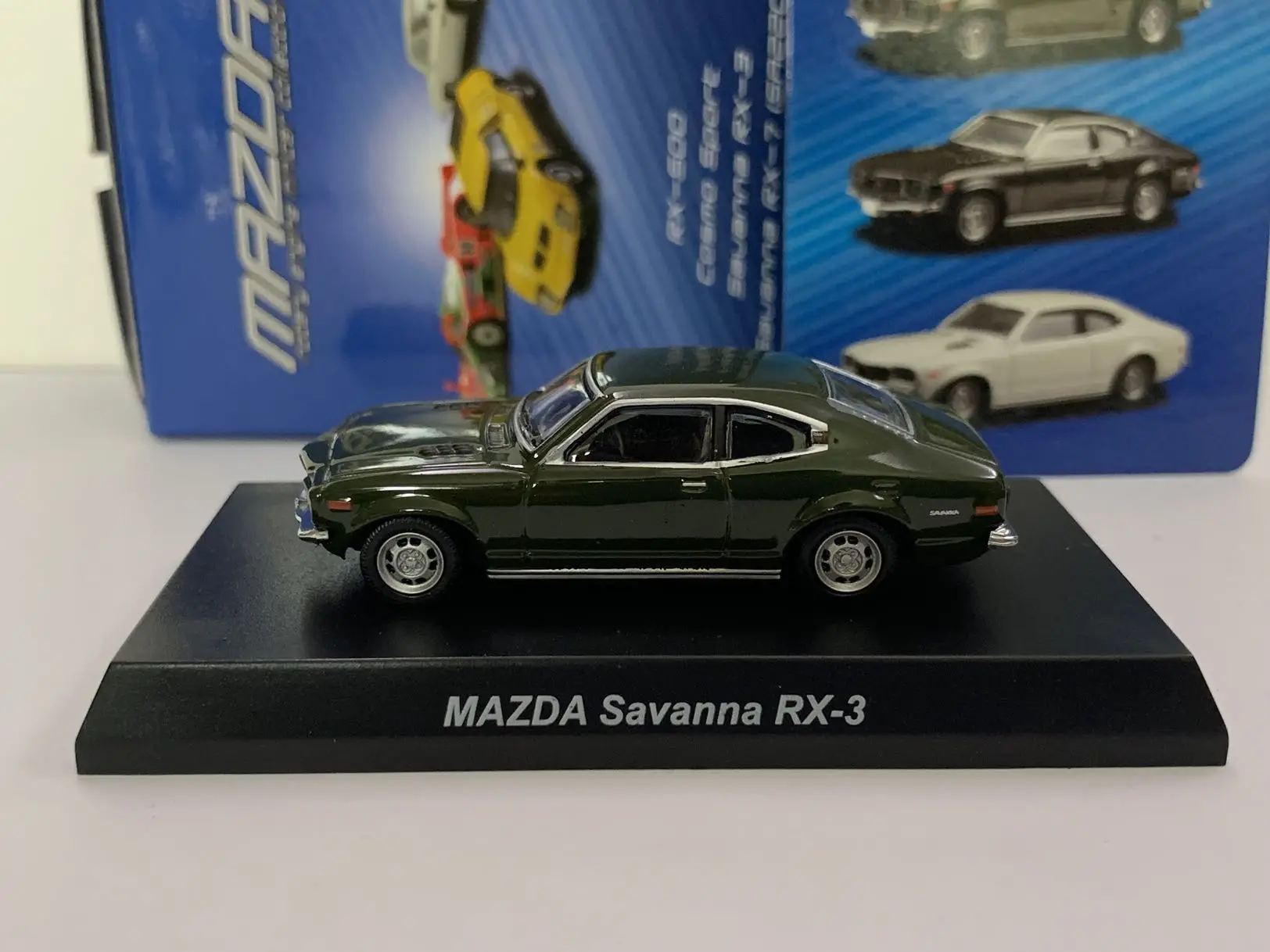 1/64 KYOSHO  Mazda Savanna RX-3 Collection of die-cast alloy car decoration model toys