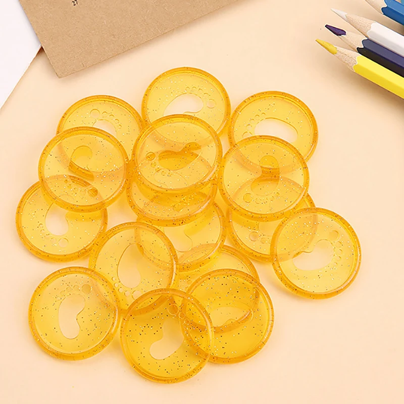 35MM Pilz Discs Notebook Bindung Schnalle Planer Discs 360 Grad Faltbare Binder Ringe Lose-blatt Notebook Büro Liefert