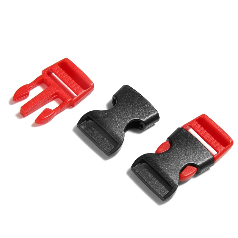 10pcs Plastic Helmet Strap Buckle Quick Side Release Buckle for Bag Luggage Outdoor Backpack Strap Belt Webbing Lether Craft