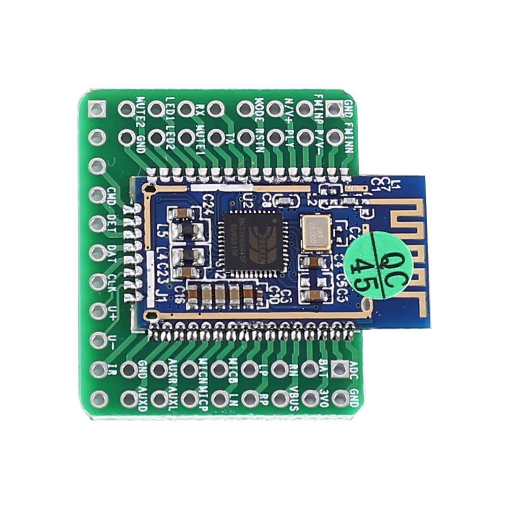 Imagem -06 - Placa Decodificadora Compatível com Bluetooth sem Fio 5.0 Suporte Aux Audio Receiver Module Bk3266 tf Card u Disk Infravermelho Remoto