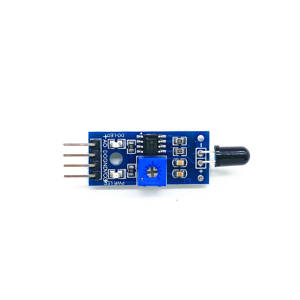 LM393 4 Pin IR Flame Detection Sensor Module Fire Detector Infrared Receiver Module for arduino Diy Kit