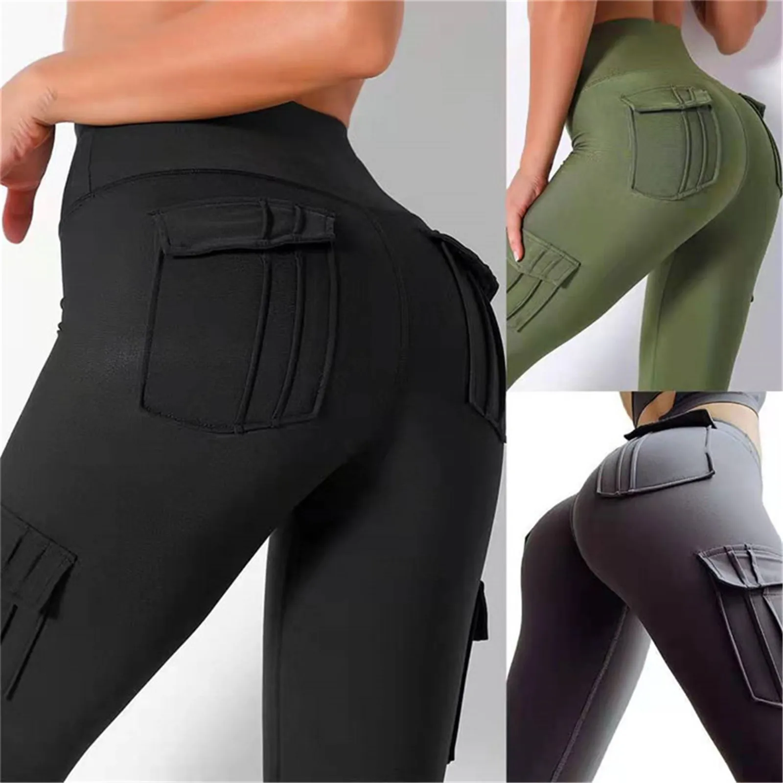 Pantaloni da equitazione autunnali da donna Leggings da allenamento pantaloni da equitazione elastici a vita alta pantaloni da corsa sportivi Skinny