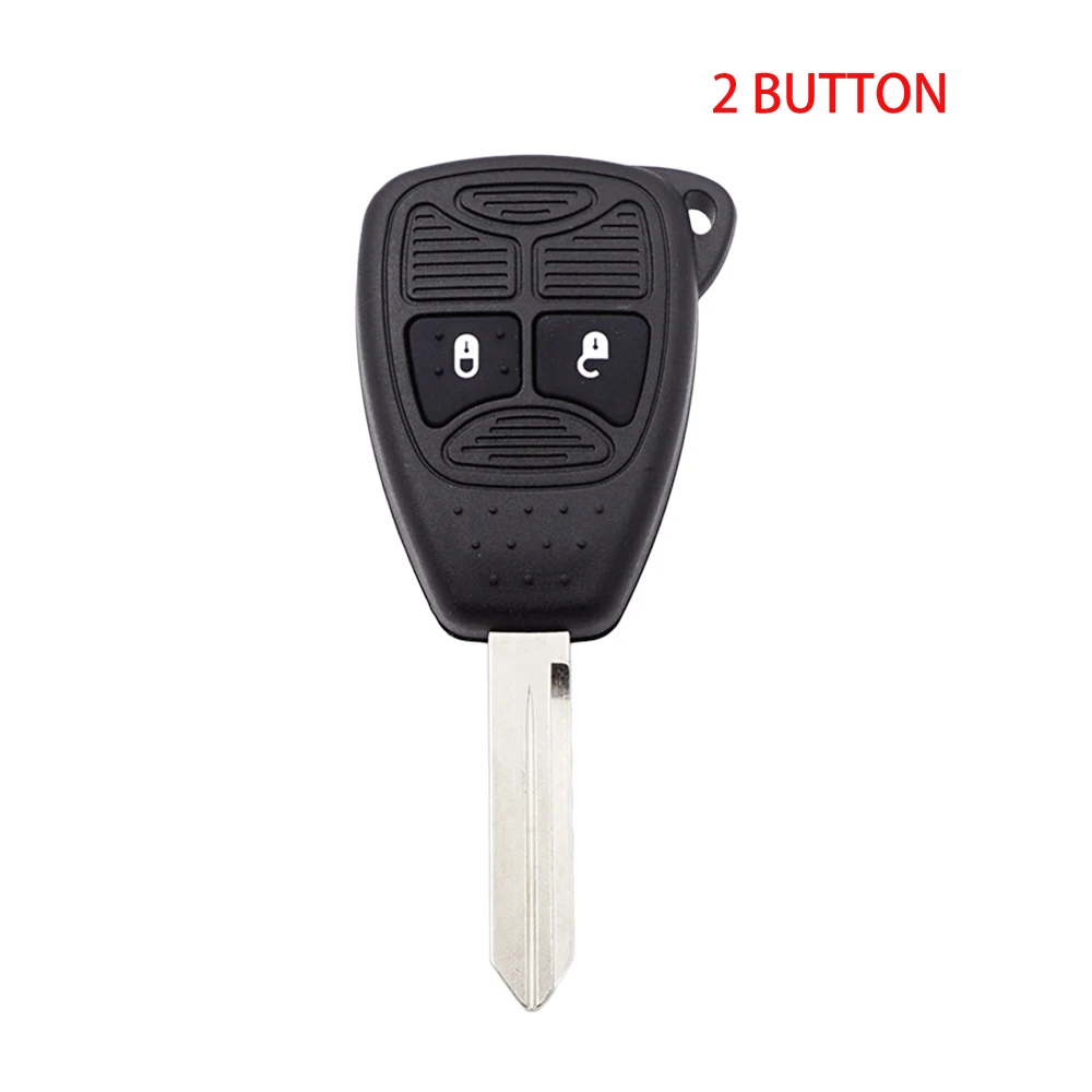 Xinyuexin Remote Car Key Case Shell Fob for JEEP Compass Wrangler Grand Cherokee for Dodge Dakota Charger for Chrysler 300 Key