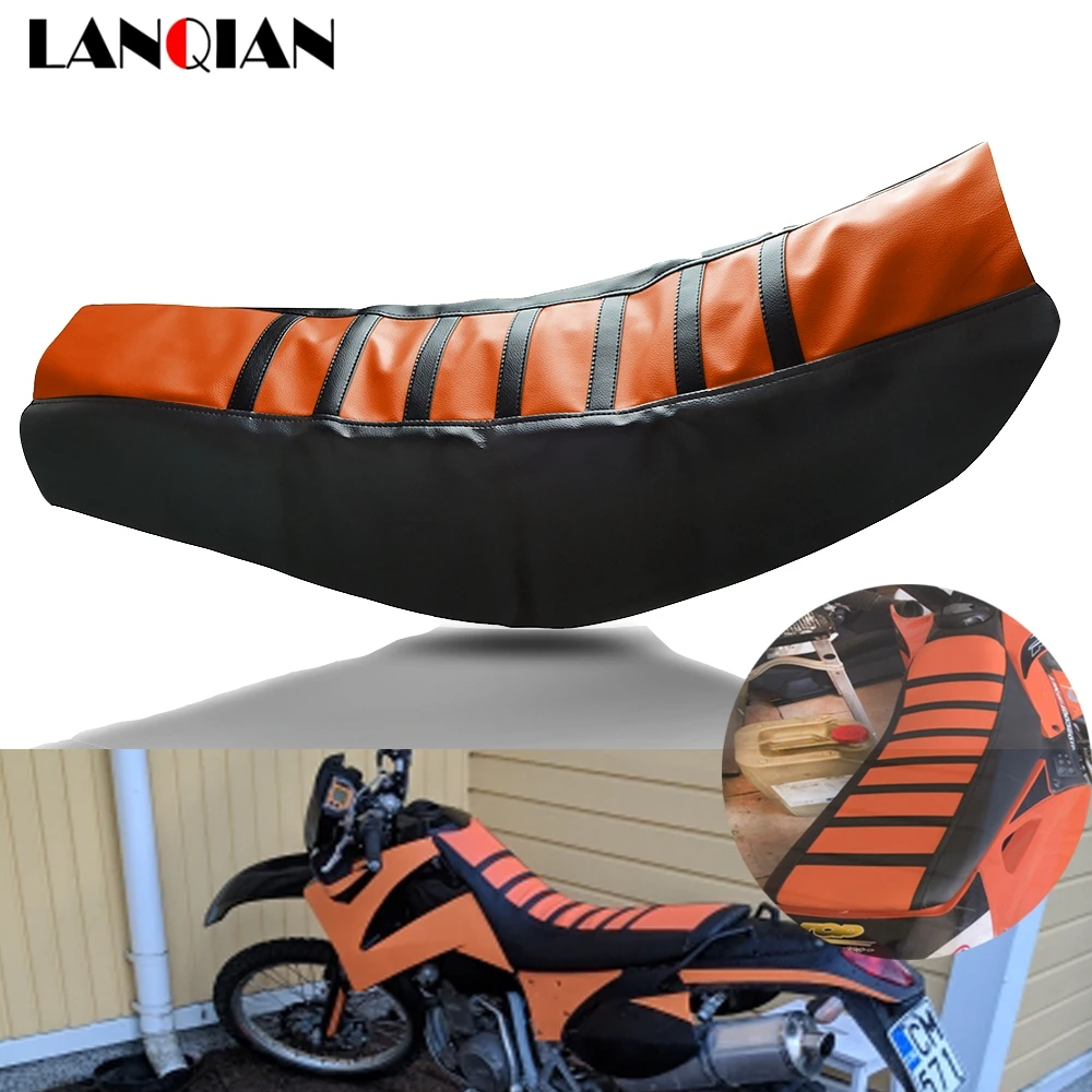 Motorcycle Seat Cover dirtbike Rubber Striped Soft seat cover For 690 ENDURO R 350 SX-F 125 250 300 EXC 500EXC Off-road car