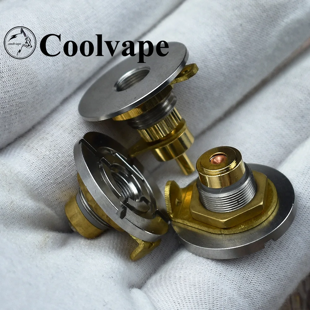 Coolvape DIY Kết Nối Lò Xo 510 Kết Nối Với Nổi Pin Dành Cho Đổi E Thuốc Lá THC Tauren Max Mech Mod