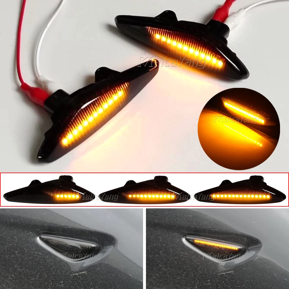 Dynamic Led Side Marker Turn Signal Repeater Light for Mazda MX-5 Miata RX8 Mazda5 CW Premacy Mazda 6 atenza Fiat 124 Spider