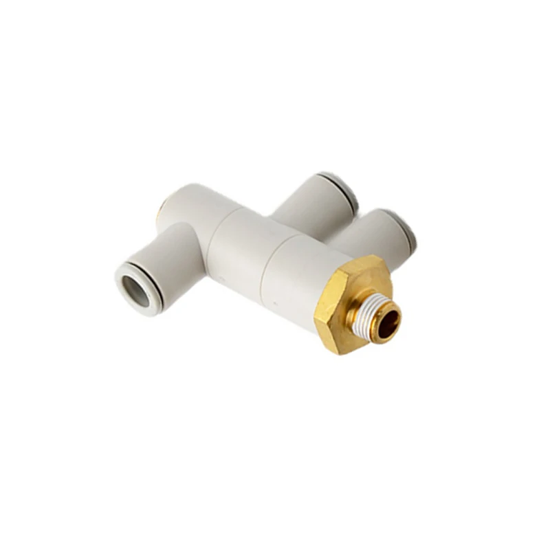 

Applicable Tubing: Metric Size, Connection Thread: M, R,Triple Universal Male Elbow KQ2VT12-02AS