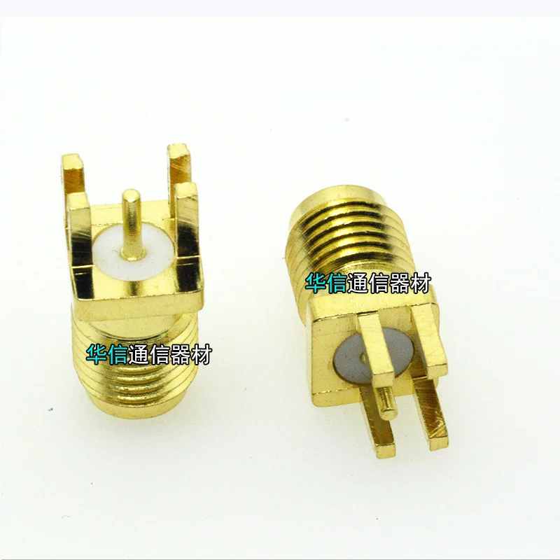 2 piece 10pcs/lot SMA female plug center solder RF coaxial connector PCB welding connector for antenna singal booster RF coaxial