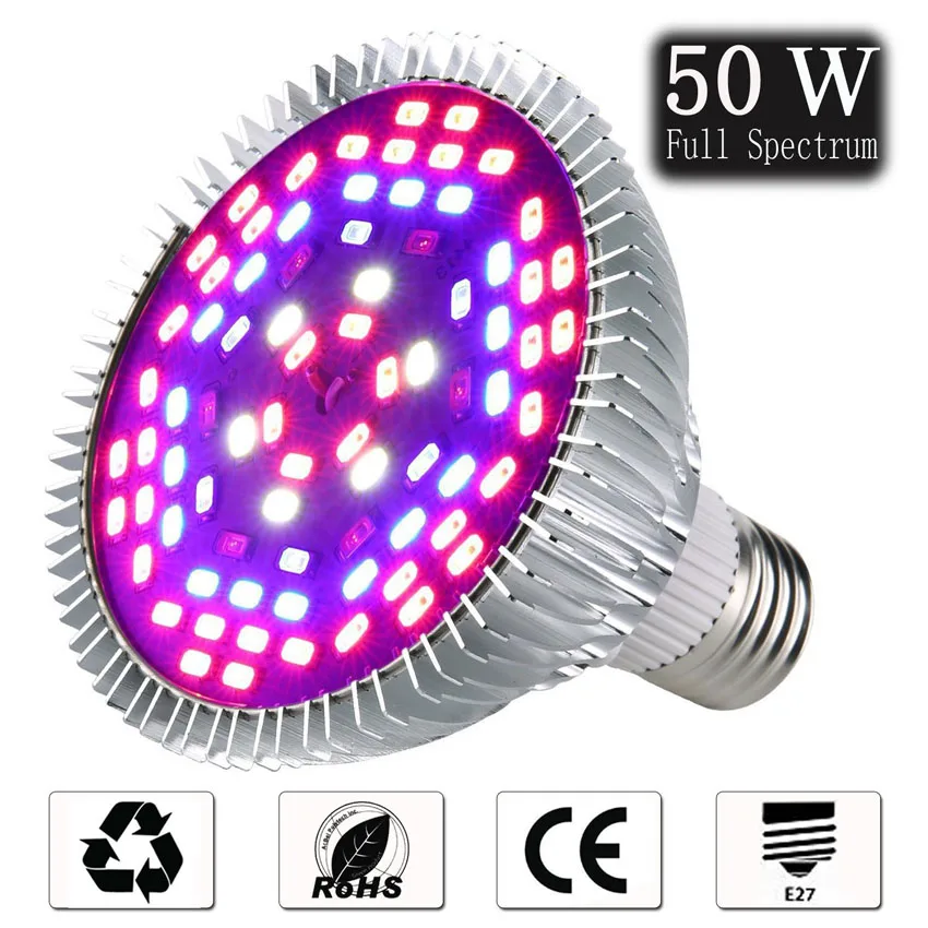 مصباح نمو نباتات led كامل الطيف من NEARCAM مصباح 30W50W80W100W مكمل زراعة الدفيئة ضوء لتربية الفواكه والخضروات