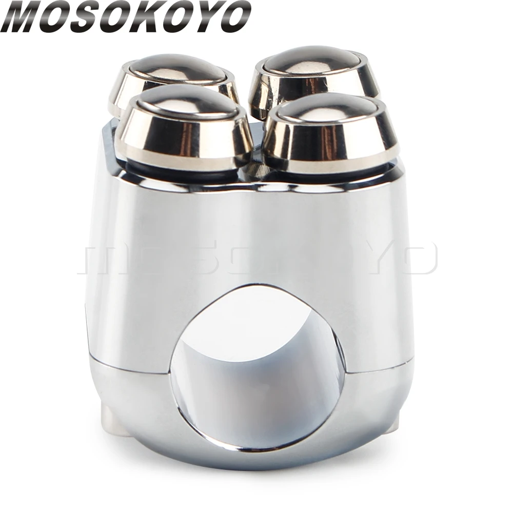 3&4 Buttons Motorcycle Switch 22mm 25mm Handle Controller Switches M-Unit Lights Starter Horn Universal 7/8" 1" Handlebar Switch