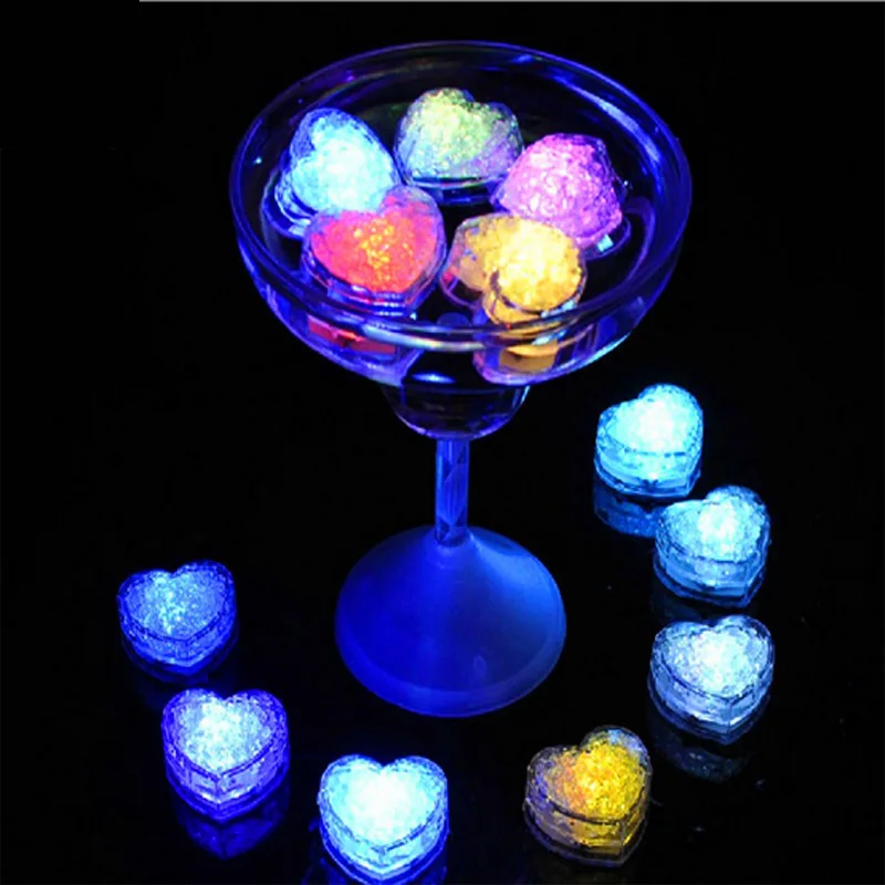 

12PCS LED Ice Cubes Glowing Party Ball Flash Light Luminous Neon Wedding Festival Christmas Bar Wine Glass Decoration Supplies