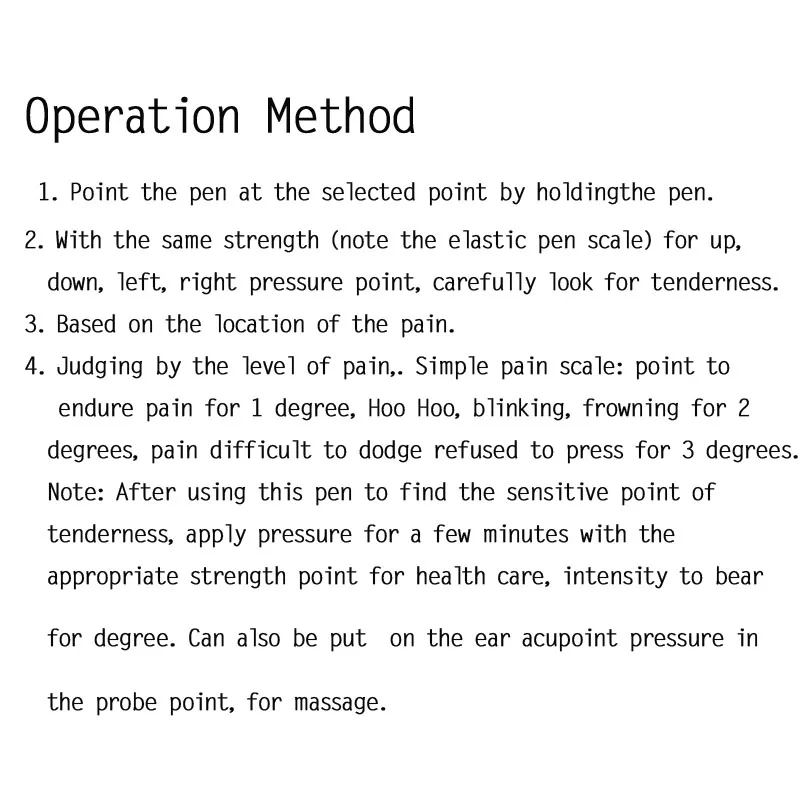 Pure Copper Telescopic Ear Acupuncture Point Pressing, Stimulation Point, Pen, Ear tip probe, Smooth Meridian Candle