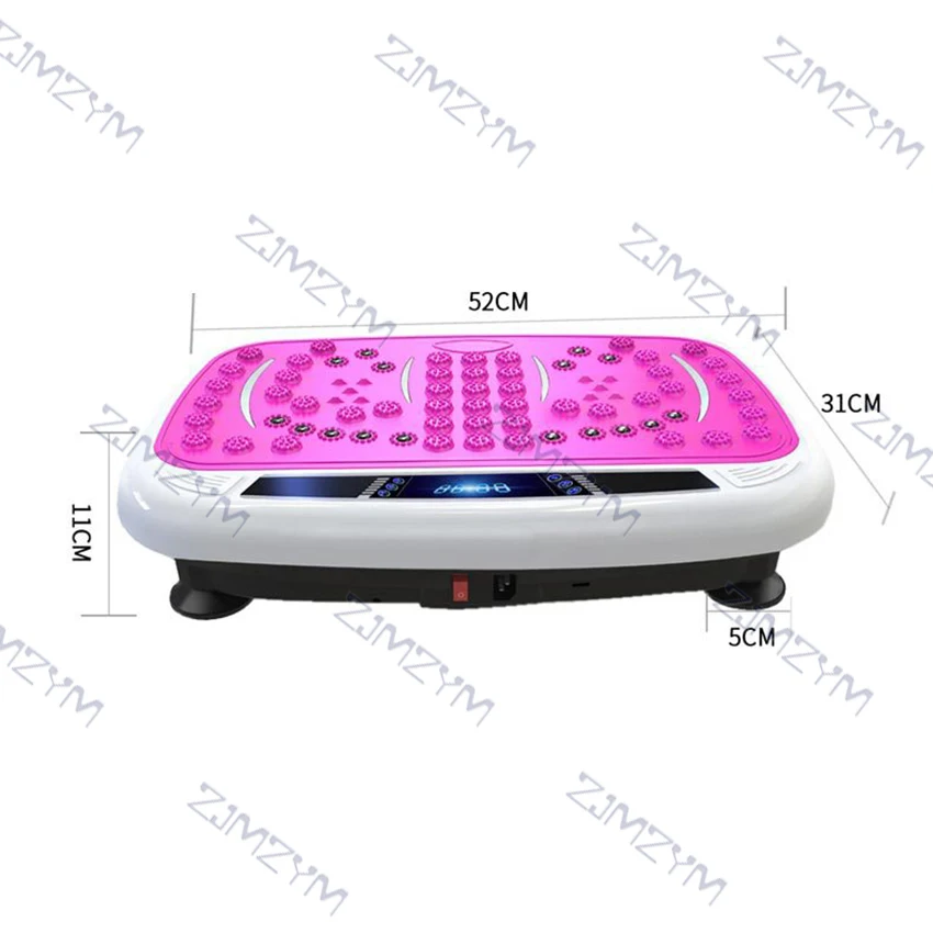 120Kg Exercise Fitness Slim Vibration Machine Trainer Plate Platform Fat Burning Shaking Body Shaper Remote Control 99th Gear