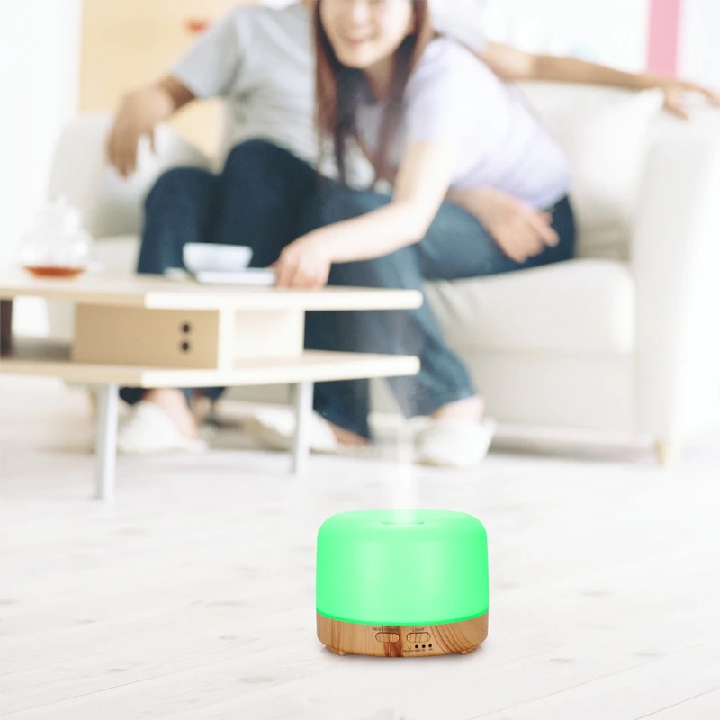 ناشر رائحة الكهربائية الهواء المرطب 300 مللي بالموجات فوق الصوتية صانع الضباب البارد مبيد LED زيت طبيعي الناشر للمنزل