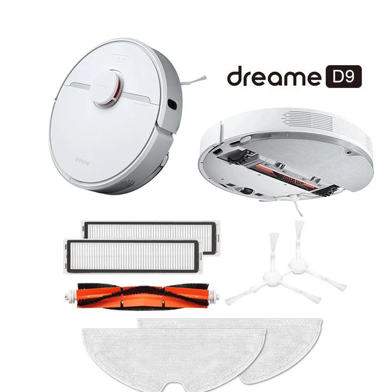 D9ロボット掃除機,ブラシ,モップ,布,メインブラシ,フィルターカバー