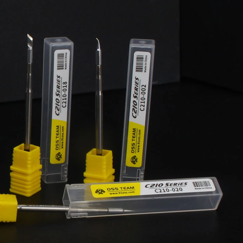 SAYTL C210 Series Soldering Iron Tip Welding Head for T210 Handle/GMV T210/ CD-2SD/2SHE/Sugon T26/T3B Soldering Station