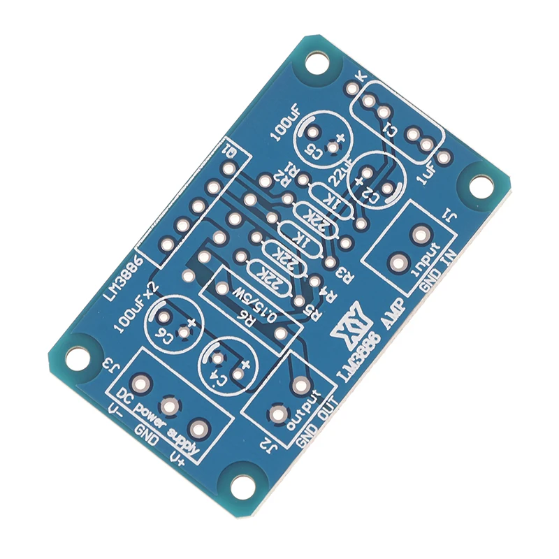 Placa amplificadora de potencia, PCB, placa desnuda paralela, DC + 20-28V, 68W, LM3886 TF, HIFI