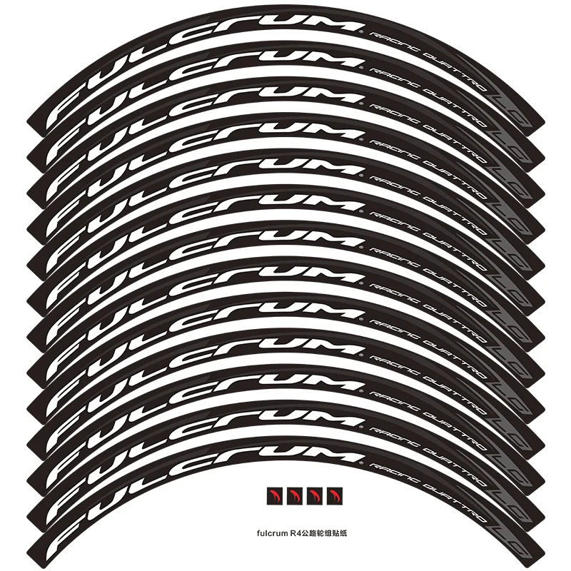 r4 road bike climbing wheel set sticker rim height 35mm bicycle rim decals racing 4