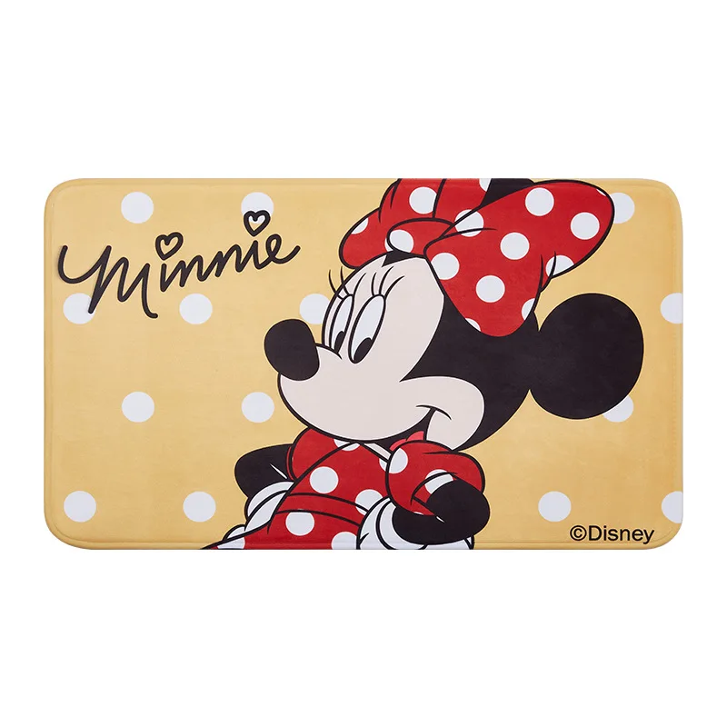 Disney Mickey Minnie Door Mat 40x60cm Bathroom Mat Kitchen Doorway Children Room Balcony Mat Bedroom Carpet