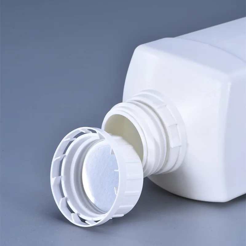 500ml 1000ml Plastic Square Bottle with Narrow Mouth for Liquid Paint Cosmetic Refillable Container 1PCS