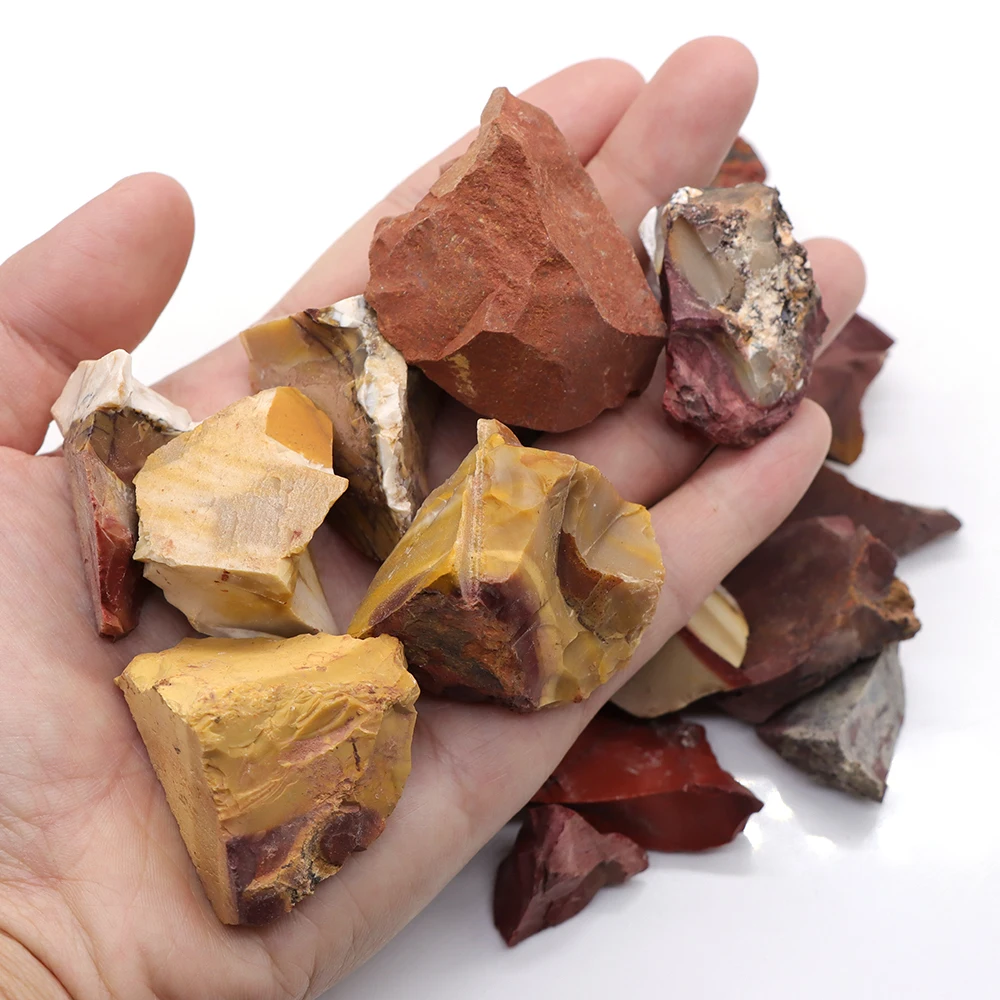 

Natural Mookaite Raw Crystal Quartz Irregular Shape Ore Rock Minerals Specimen Magic Repair Rough Stone Home Decoration