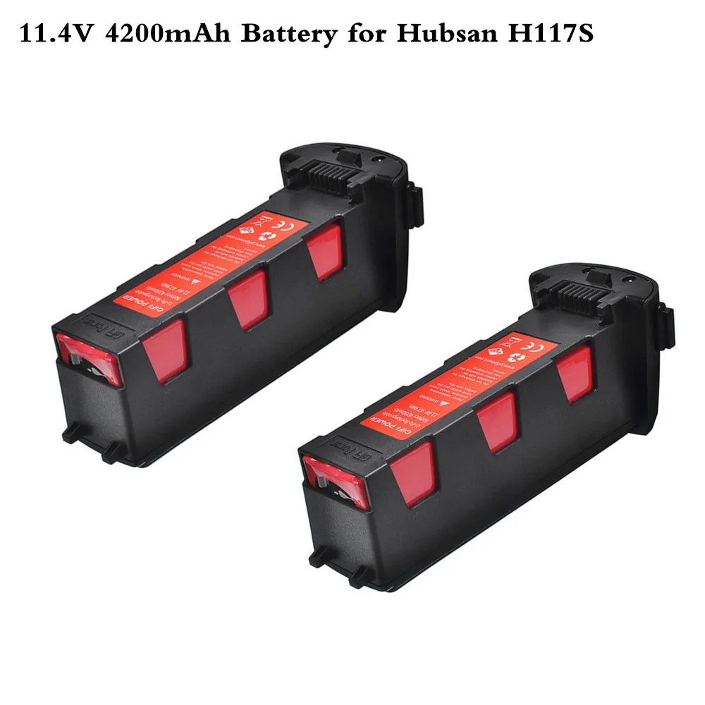 11.4V 4200 Mah Lithium Batterij Voor Hubsan H117S Zino Gps Rc Quadcopter Onderdelen Upgrade Batterij 14.4 V Voor rc Camera Drones