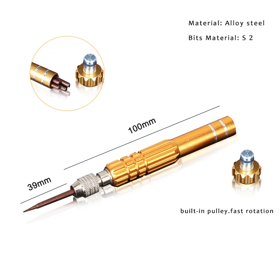 5+2 In 1 Precision Screwdriver Set Multi-function Slotted Torx Phillips Screwdriver Bit Set For IPhone And Mobile Phone Repair