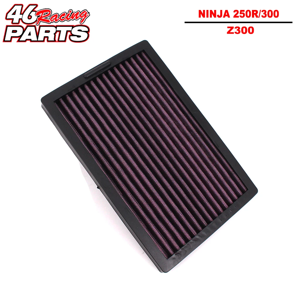 For NINJA 250 300 250R Air Filter for KAWASAKI Ninja250 Ninja250R Ninja300 ABS Z300 EX300 Motorcycle Accessories 2008-2017