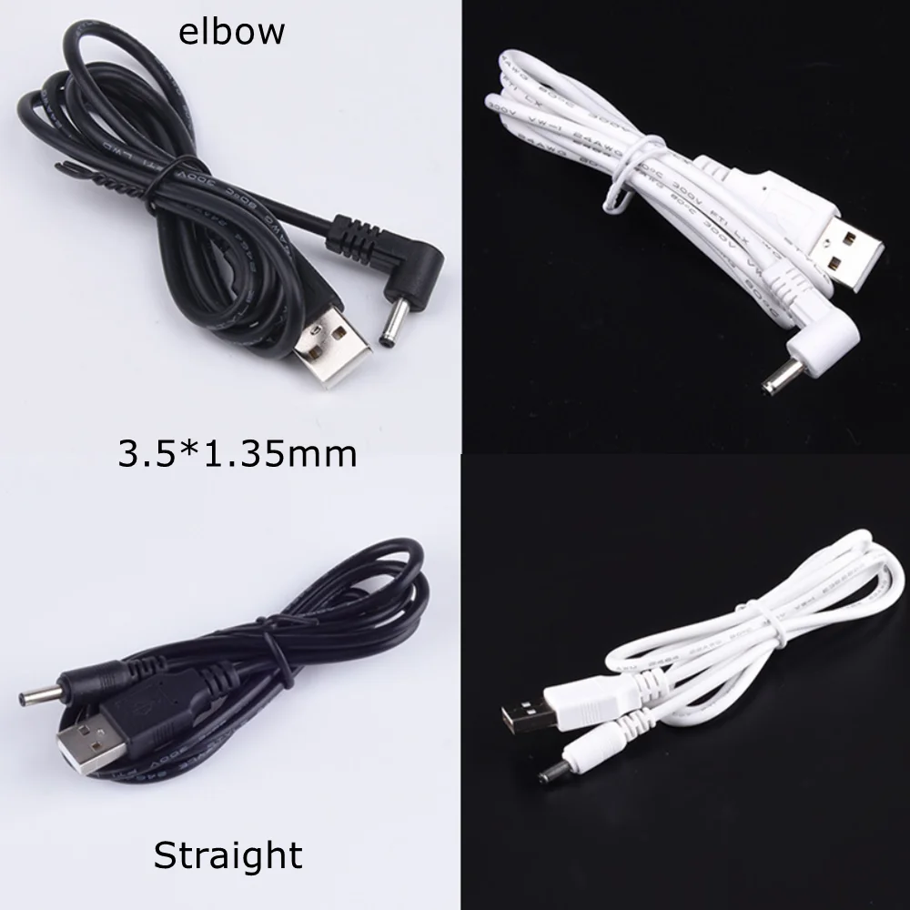 

100 pieces USB to DC3.5*1.35mm round hole small speaker charging cable 5v power cable 3.5mm charging cable 1m