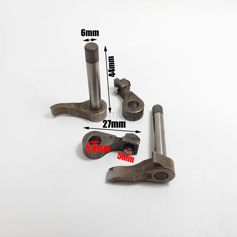 Katup Intake Buang Pengangkat Set Lengan Rocker Cocok untuk Honda GX35 GX35NT HHT35S Sikat Bensin Pemotong Mesin Pemotong Rumput Bagian Motor Mesin