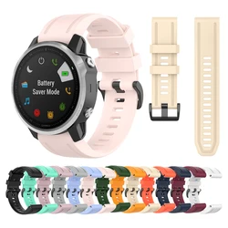 Pulseira de Silicone Quick Fit, Pulseira Rosa para Garmin Fenix 6S Pro, Fenix 7S, Fenix 5S Plus, Instinct 2S, 20mm