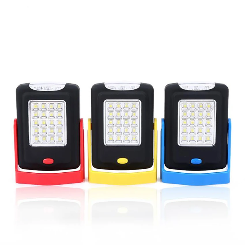 Portable LED Work Light, Magnetic Base & Hanging Hook, 10W Super Bright Flashlight for Car Repairing, Camping, Hiking, Fishing