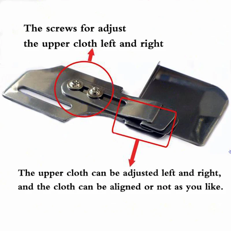 Industrial Sewing Machine Seam Presser Foot /Align The Upper And Lower Layers Of Fabric/Pants, Sleeves...Sewing Machine Folder