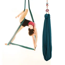 One Point Rotating Aerial Yoga Hammock  360 Spin Yoga Swing Sets Anti Gravity Yoga Equipment For yoga Exercise Trapeze fitness