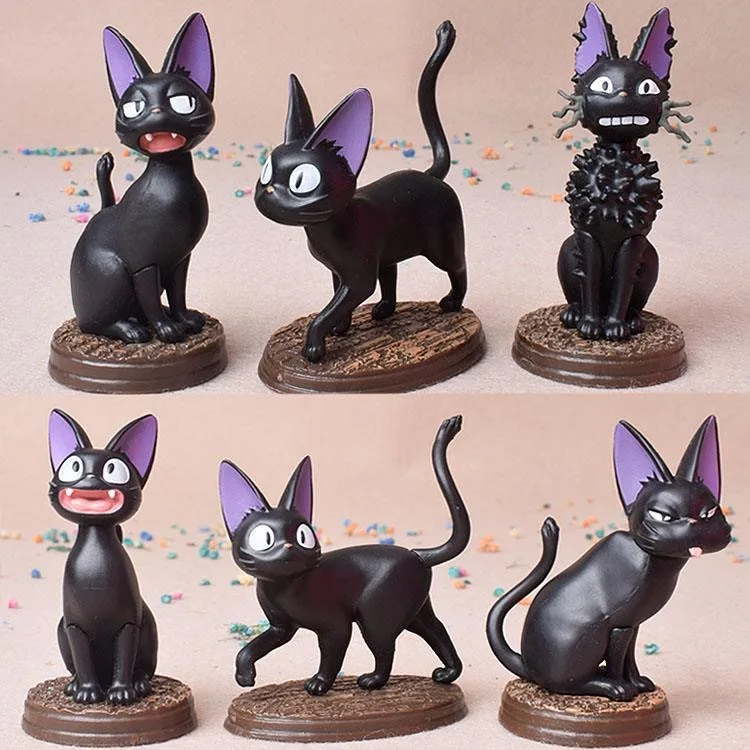 1pc Blind Box Toys Black Cat Guess Bag Blind Bag Animal Dolls Anime Figures Cute Desktop Model Decoration Sculpture