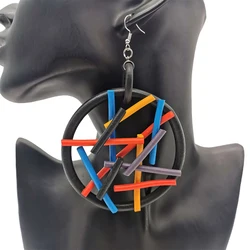 UKEBAY Multicolor Earrings For Women Drop Earrings Designer Handmade Rubber Jewelry Gothic Big Statement Earring Ear Accessories