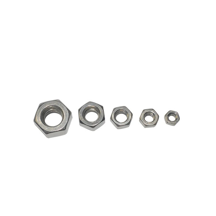 

DIN934 304 нержавеющая сталь Шестигранная гайка M3 шестигранный болт оборудование 100 шт