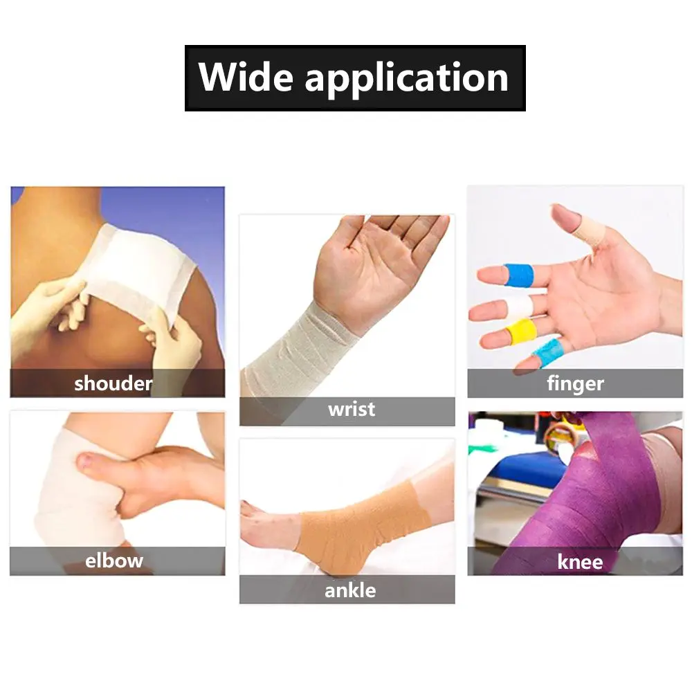 حماية تمتد ضمادة مرنة المتاح الوشم ضمادة غطاء قبضة الوشم التفاف الرياضة التفاف الشريط ضمادة ذاتية اللصق #3