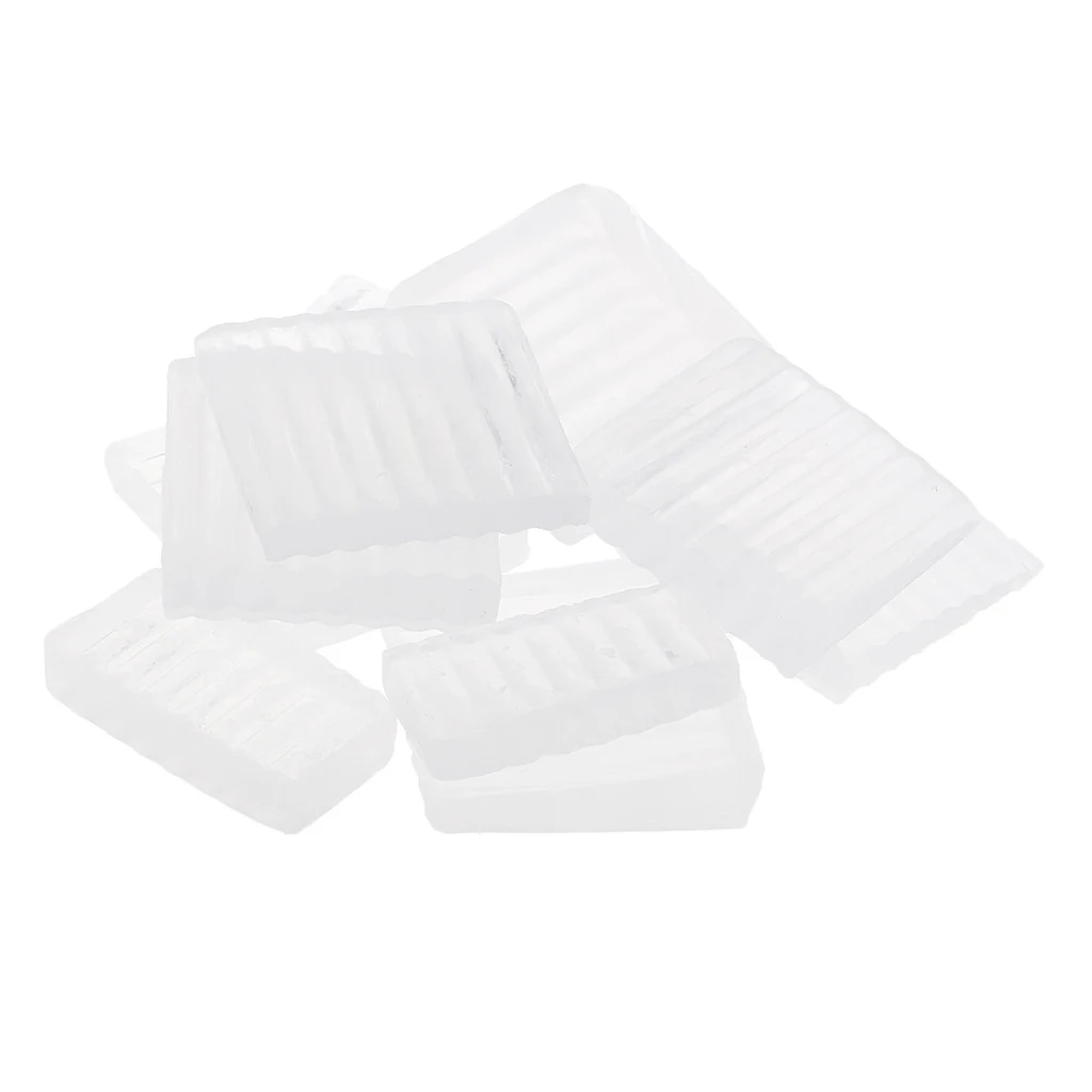 Organic White and Clear Transparent Glycerin Soap Base Melt and Pour All Natural Bar For Handmade Soaps - 500g