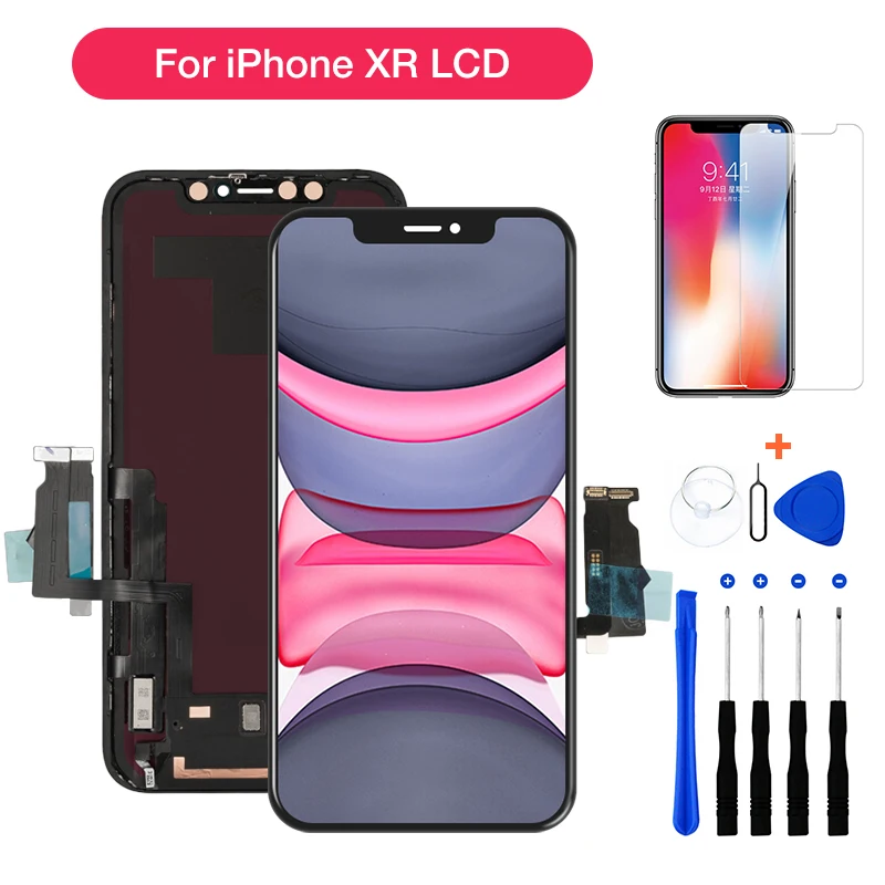 

Incell Screen For iPhone XR LCD Display 3D Touch Screen A2105 A1984 A2108 A210 Digitizer Replacement Assembly Phone Repair