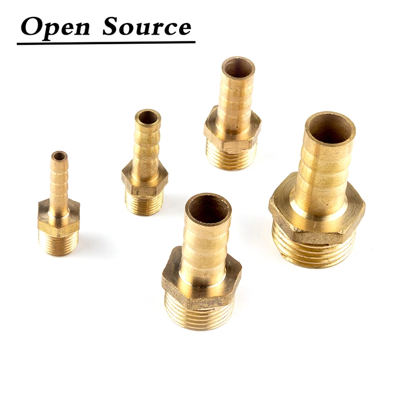 Hose Barb Tail 4~25MM Brass Pipe Fitting 1/8\